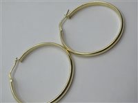 Orecchini Domar Donna Cerchi argento 925 lisci in Argento ORAR-456-280 - ORAR-456-280